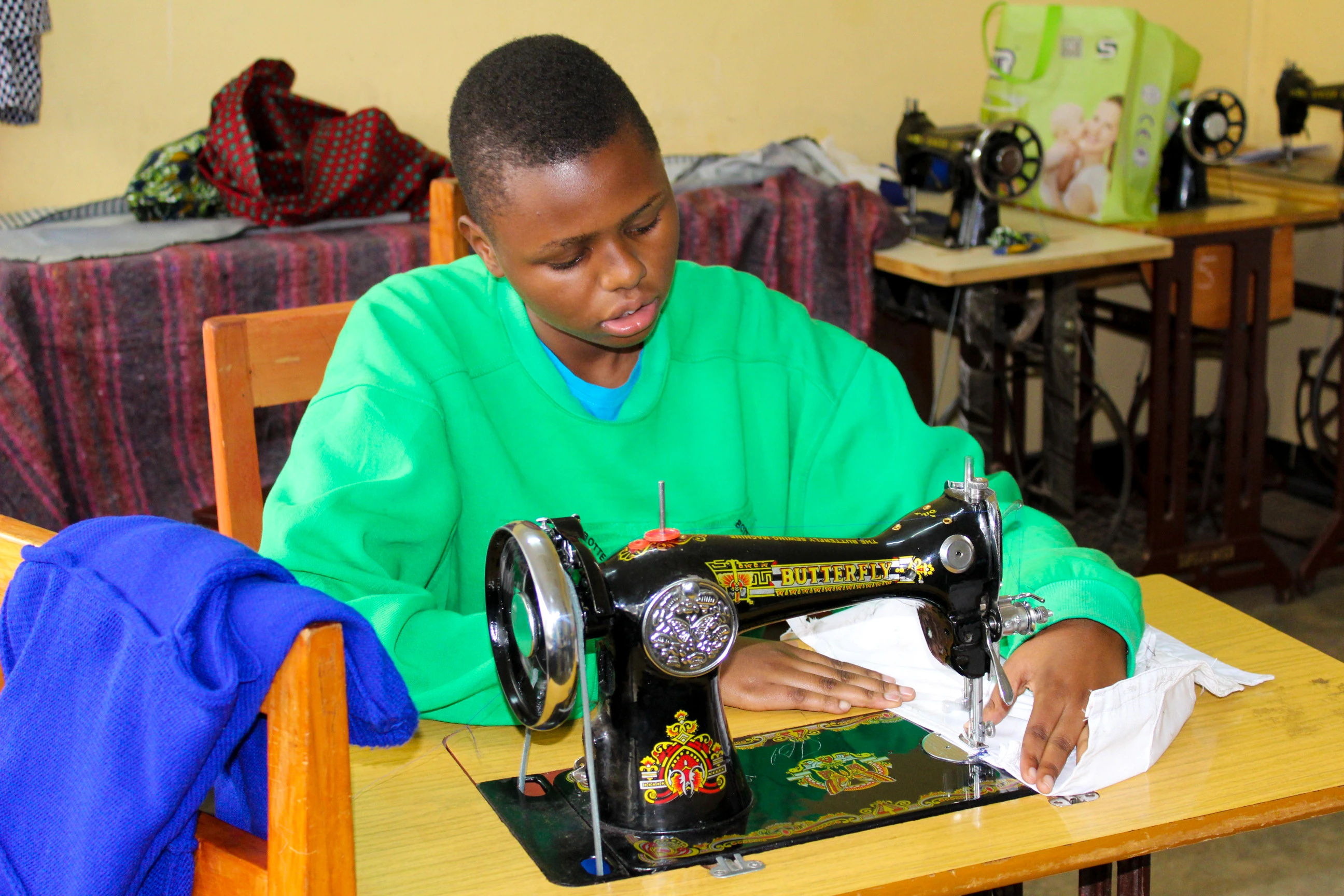 Measuring fabric for a pattern